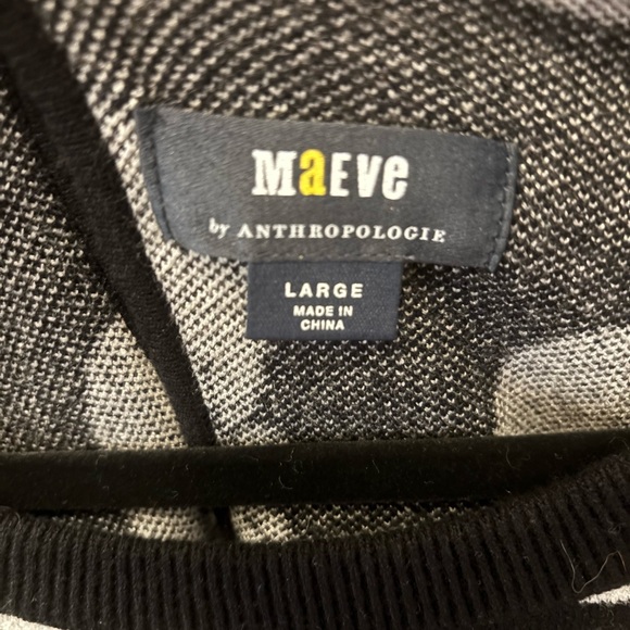 Maeve Jacquard Sweater Short Sleeve Shirt || NWOT || Size L || cat pattern! - Picture 6 of 8